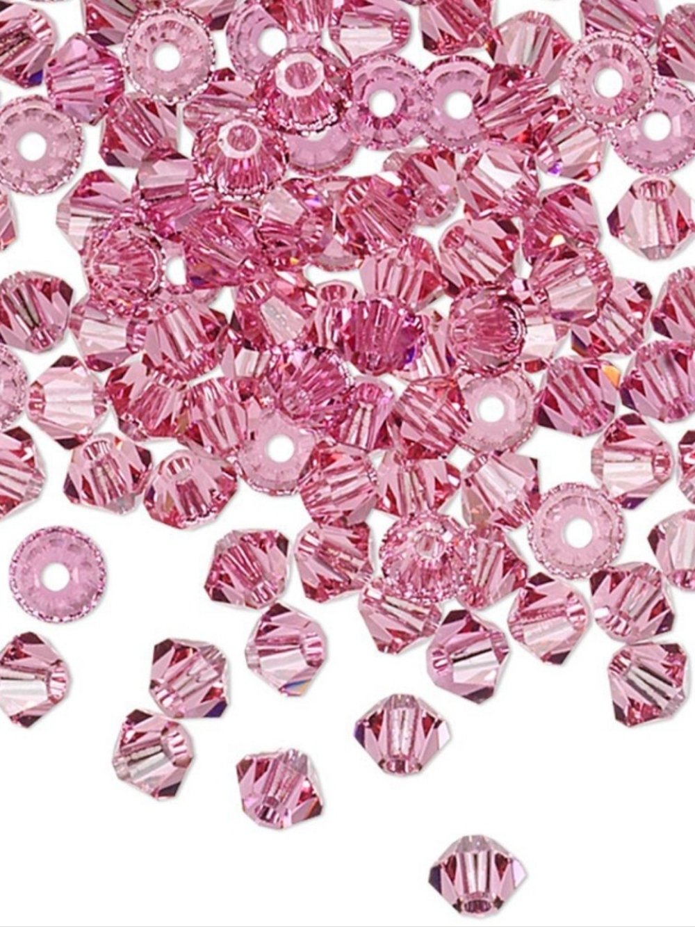 1440 Swarovski Rose 5301 Bicone Beads 3mm Transparent